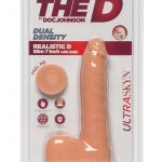 The D Realistic D Slim With Balls UltraSkyn Vanilla 7 Inches