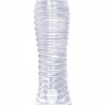 The 9`s Vibrating Sextenders Ribbed Clear 5.5 Inches