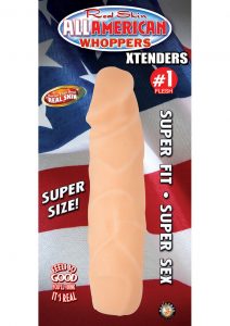 Real Skin All American Whoppers Xtenders No.1 Waterproof Flesh 7.8 Inch