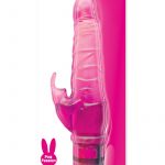 Wet Dreams Rapid Rabbit Jelly Pleasure Vibe Water Resistant Pink Passion