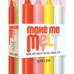 The 9`s Make Me Melt Warm Drip Candles Assorted Pastel Colors 4 Each Per Pack