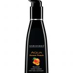 Wicked Aqua Flavored Water Based Lubricant Sweet Peach 4 Ounce