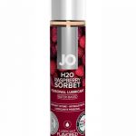 Jo H2O Water Based Flavored Lubricant Raspberry Sorbet 1 Ounce