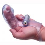 Vibro finger Wearable Stimulator Phallic Purple