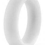 Performance Silicone Glo Cock Ring Glow In the Dark White 1.5 Inch Diameter