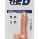 The D Slim D With Balls FirmSkyn Vanilla 6 Inches