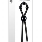 Zero Tolerance Ultimate Silicone Lasso With Adjustable Pleasure Beads Black