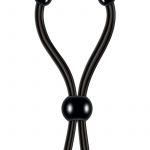 Zero Tolerance Ultimate Silicone Lasso With Adjustable Pleasure Beads Black