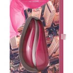 Womanizer Liberty Silicone USB Rechargeable Clitoral Stimulator Waterproof Red Wine 4.09 Inch