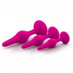 Luxe Beginner Silicone Plug Kit Pink 3 Sizes