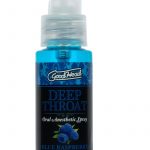 GoodHead Deep Throat Oral Anesthetic Spray Blue Raspberry 2 Ounce
