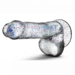 Naturally Yours Glitter Dong 6inch Non Vibrating Suction Cup