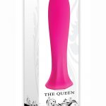 Queen Multifunction Vibrator Waterproof Rechargeable Pink