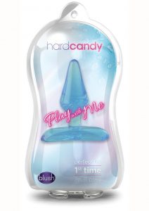 Play With Me Hard Candy Anal Plug - Blue