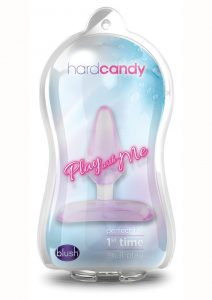 Play With Me Hard Candy Anal Plug - Purple