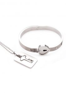 Ms Cuffed Locking Bracelet W/ Neck Key