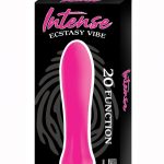 Intense Ecstasy Vibe 20 Function USB Rechargeable Silicone Pink