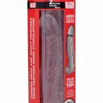 Size Matters 2 Inch Penis Extender Sleeve Clear 9 Inches