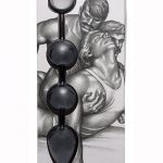 Tom Of Finland Weighted Silicone Anal Ball Plug Large Black