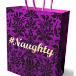 # Naughty Gift Bag Purple/Black