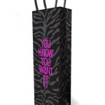 You Know You Want It Gift Bag Black/Purple