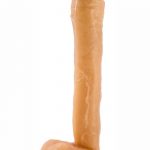 Hung Rider Lil John Dildo Harness Compatible Suction Cup Beige 13 Inch