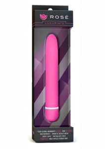 Rose Luxuriate Vibrator Multi Speed Pink 7 Inch