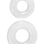 Renegade Double Stack Clear Cock Ring Set Non-Vibrating