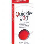 Quickie Gag Silicone Ball Gag Bondage Red