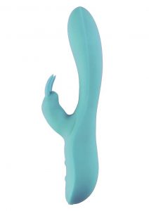 Nu Sensuelle Brandii 10 Function Silicone Dual Vibrator USB Rechargeable Waterproof T Blue