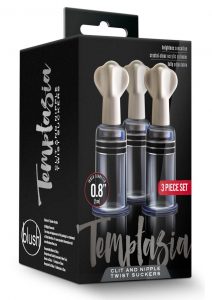 Temptasia Clit And Nipple Twist Suckers 3 Piece Set