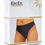 EM. EX. Active Harness Wear Silouette Harness Bikini Cut Black Medium - 25-28