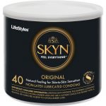 Lifestyles Skyn Original 40 Non-Latex Lubricated Condoms Bowl