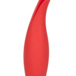 Red Hot Sizzle Silicone Rechargeable Waterproof Clitoral Stimulation Red