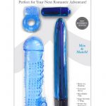 Classix Ultimate Pleasure Couples Kit Waterproof Textured Blue