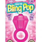 Rock Candy Vibrating Bling Pop Cock Ring Pink