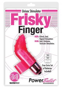 Powerbullet Frisky Finger  Multi Speed Water Resistant  Pink