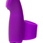 PowerBullet Naughty Nubbies Silicone USB Rechargeable Fingle Massager Purple