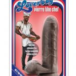 Loverboy Pierre The Chef Non Vibrating Dildo Harness Compatible Black