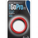 Performance Silicone Go Pro Cock Ring Red 1.5 Inch Diameter