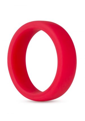 Performance Silicone Go Pro Cock Ring Red 1.5 Inch Diameter