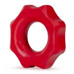 Stay Hard Nutz Cockring Silicone Non Vibrating Red