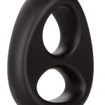 Ultra Soft Dual Silicone Cock Ring Black