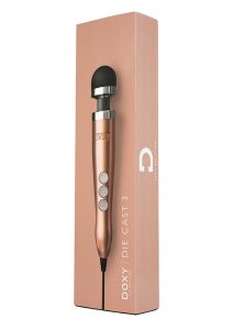 Doxy Die Cast 3 Massager Multi Speed Silicone Rose Gold/Black