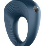 Satisryer Rings 2 Silicone Magnetic Recharge USB Couples Cockring Waterproof Blue