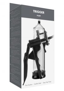 Linx Trigger Pump Penis Pump Latex Free Clear/Black