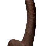 Signature Cock Isiah Maxwell Ultraskyn Dual Density Silicone Non Vibrating 10 Inch Dildo Black