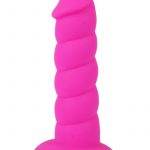 Rock Candy Suga Daddy 5.5 Dildo Non Vibrating Suction Cup Base Pink