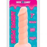 Rock Candy Suga Daddy 7 Dildo Non Vibrating suction Cup Base Flesh