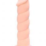 Rock Candy Suga Daddy 8 Dildo Non vibrating Suction Cup Base Flesh